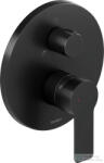 Duravit D-CODE falsík alatti kád/zuhany csaptelep alaptest nélkül, matt fekete DC5210012046 (DC5210012046)