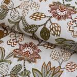  Dekorációs anyag jacquard Soliman allover blanc
