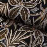  Dekorációs anyag jacquard Moranto allover noir