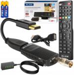 BLOW Dekóder Tuner Tv DVB-T2 Hevc H. 265 Full Hd Mini Stick Távirányító Akkumulátor Szett (77-044#)