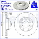 DELPHI Brzdový kotúč DELPHI BG9596C (BG9596C)