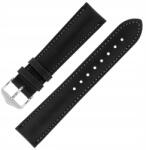Hirsch Óraszíj Hirsch 01002050-2-18 fekete 18mm (01002050-2-18)