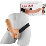  Унисекс пенис колан с тестиси, 24см. - Strap-On with Balls Flesh (PIPE337421)
