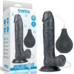  Пенис дилдо, екстремно свършване, 23см. - Squirt Extreme Dildo Black (LVTOY00522)