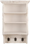 Clayre & Eef Raft perete lemn bej vintage 36x17x57 cm (5H0753) Raft