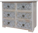 AdTrend Comoda lemn maro gri 49, 5 x 19 x 39, 5 cm (119301) Comoda