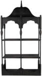 Clayre & Eef Raft perete metal negru 55x19x109 cm (5Y1389) Raft