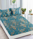 Jojo Home Husa de Pat Cocolino cu Elastic si 2 Fete de Perna 50x70cm, 180x200cm, Albastra-D144 (D144)