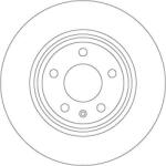 TRW Brzdový kotúč TRW DF6981S (DF6981S)