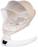APPEKIDS Leagan electric pentru bebelusi, cu spatar reglabil si senzor de miscare, AppeKids Evoque - Bubble Beige (KR-AK275978) Sezlong balansoar bebelusi