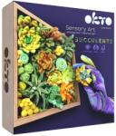 OKTO Set creatie Wood & Craft - Succulents, 21x21cm - Energy (KR-OK10009)