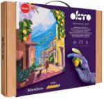 OKTO Set pictura si modelare 3D cu argila usoara, 30x40 cm - Lemon weekend (KR-OK30008)