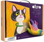 OKTO Set pictura cu argila usoara, 29x29 cm - Cat (KR-OK20036)