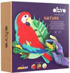 OKTO Set pictura 3D cu argila usoara, Nature - Macaw (KR-OK20045)