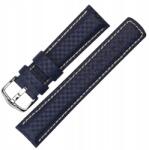 Hirsch Óraszíj Hirsch 02592080-2-18 kék 18mm (9008678009364)