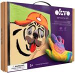 OKTO Set pictura cu argila usoara, 29x29 cm - Pug Dog (KR-OK20029)