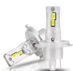  H4 Izzó Pár LED - 6500K, 60W, Szuperfényes, 12V (2db) Lupuauto