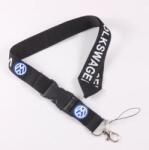 Volkswagen nyakpánt kulcstartó Kék logóval