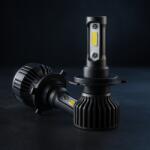  EXTRA Erős 2db LED Autó izzó H1 H3 H7 fényszóró12V H3