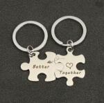  Better Together Pár Kulcstartó Szett Pároknak és Barátoknak