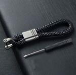  Fonott kulcstartó ajándék férfiaknak és nőknek autós kulcstartó Fekete