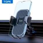 TOPK Szellőzőbe rögzíthető autós telefontartó