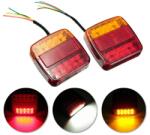  2db LED hátsó lámpa 12V Utánfutó Lakókocsikhoz