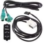  BMW USB AUX Adapter - Kompatibilis E60 E61 E63 E64 E87 E90 E70 F25 F01 F02 F03 F04 F12 F13