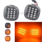Skoda Audi LED oldalsó irányjelző 2db Skoda Fabia Octavia Roomster Rapid A3 8L A4 A4 B5 típushoz 4D0949127D/1U0949127A Átlátszó
