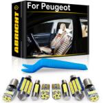 Peugeot LED izzó készlet belső világításhoz 206 207 307 407 508 4008 5008 207 (06-20) 10db