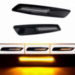  BMW LED oldalsó irányjelző 2db Füstös Szekvenciális dinamikus F30 E90 E91 E92 E93 E46 E60 E61 Átlátszó