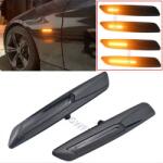  BMW LED oldalsó irányjelző 2db Füstös Szekvenciális dinamikus F30 E90 E91 E92 E93 E46 E60 E61 Füstös