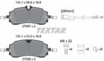 TEXTAR Sada brzdových platničiek kotúčovej brzdy TEXTAR 2706701 (2706701)