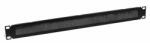 NIKOMAX Kefés panel, 1U, fekete NMC-OK-BRSH-1U-BK (NMC-OK-BRSH-1U-BK)