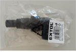 Extol csőcsonk adapter 1" - 1 1/4" - 1 1/2" lépcsőkkel, visszafolyás gátlóval a 8895014 szivattyúhoz (8895014C) - profikisgep