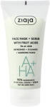 Ziaja Peeling maszka gyümölcssavakkal (Face Mask + Scrub) 55 ml