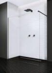 Radaway Modo New Black II Walk-in fekete zuhanyfal 50 átlátszó