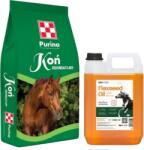 Purina Leisure Horse 25kg+Lab-v Ulei de in - ulei de in 100% presat la rece pentru cai 5000 ml