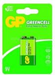 GP Batteries GREENCELL elem 6F22, cink-karbon, 1db/csomag (1604GLF-U1) (1604GLF-U1)