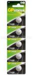 GP Batteries gombelem CR1620, lítium, 5db/csomag (CR1620-7U5) (CR1620-7U5)