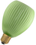 OSRAM Decor E27 LED design fényforrás, melegfehér fényű, 300 lm, 3, 5 W, színezett -bordázott üveg, zöld (4099854608810)