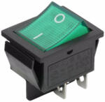 Somogyi Elektronic Kapcsoló vil. bill. 2áll. 2ák. zöld STV 06 (STV 06)