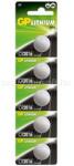 GP Batteries gombelem CR2016, lítium, 5db/csomag (CR2016-7U5) (CR2016-7U5)