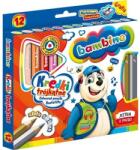 Bambino Háromszög ceruzák, BAMBINO, Fa, Többszínű