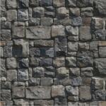 MÉDIA Falmatrica, 270 x 200 cm, Szürke szögletes kő (FOTOTAP2245)