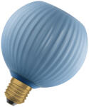 OSRAM Decor E27 LED design fényforrás, melegfehér fényű, 300 lm, 3, 5 W, színezett -bordázott üveg, kék (4099854608957)