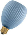 OSRAM Decor E27 LED design fényforrás, melegfehér fényű, 300 lm, 3, 5 W, színezett -bordázott üveg, kék (4099854608834)