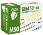 ICO ICO: M50 Színes gemkapocs 50mm 100db-os