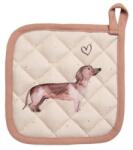 Perfecto Edényalátét 20x20cm 100% pamut, Dachshund Love (ZV-87174599395__9)