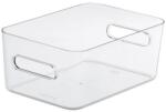 SMARTSTORE Műanyag tárolódoboz, 5, 3 liter, SMARTSTORE Compact Clear M, átlátszó (OG-10890)